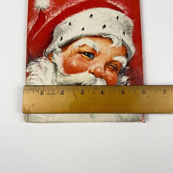 VTG 1966 Santa’s Surprise Book Whitman BIG Tell-a-Tale Joan Potter Elwart HC - Picture 12 of 12